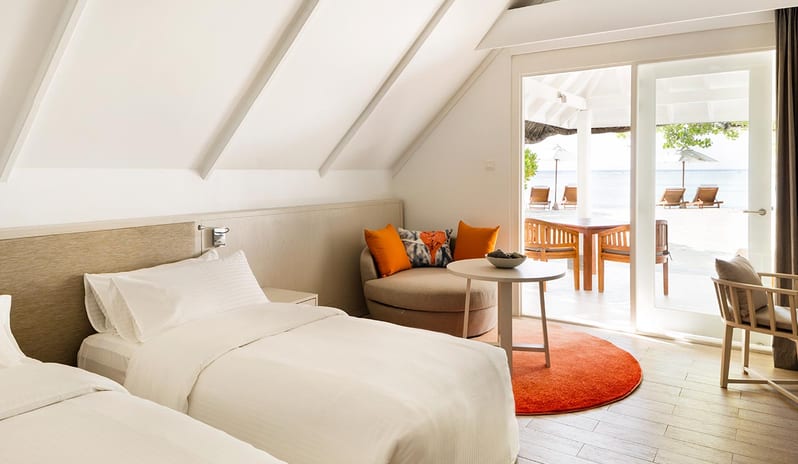 Lux South Ari Atoll - Twin Bedroom